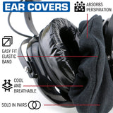 Washable cloth Ear Covers for headsets absorb persipiration and keep you cool and comfortable