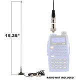 Magnetic Mount Dual Band Antenna for Rugged Handheld Radios R1, RDH-X, V3, RDH-16, RH-5R