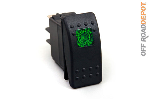 Rocker Switch Verde