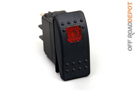 Rocker Switch Rojo
