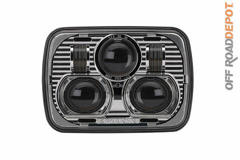 Faro Cuadrado 5''x7'' 12/24v (Alta/Baja)