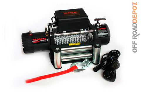 Winch 12,000lbs. Cuerda de Acero 9.1mmx94'