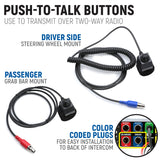2024-2025 Yamaha YXZ 1000R Complete Communication Kit with Bluetooth Intercom and 2-Way Radio