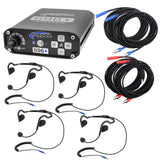 Intercom System with Ultra Light SPORT Headsets - 2 or 4 Person