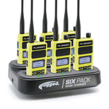 6 PACK - Choose Your Business Band Two Way Handheld Radio