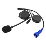 Helmet Kit with Alpha Audio Speakers, Mic & 3.5mm Earbud Jack for OFFROAD Intercoms - CLEARANCE