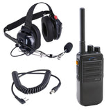 Crew Chief - H42 Spotter Headset and Rugged Handheld Radio Package