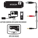 Music Input and Audio Record Connect Cable for Intercom AUX Port