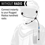ENDURO Moto Kit -  Includes Helmet Kit and Compact Harness Cable