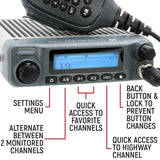 G1 GMRS Radio Kit with Waterproof External Speaker
