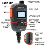 Kit de Radio Móvil G2 Mini GMRS de 30W con Antena