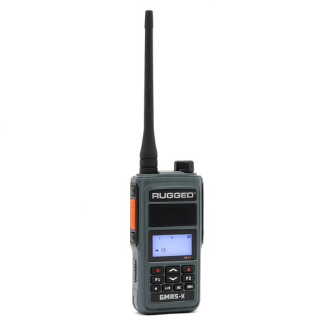 Radio Portátil GMRS GMR5-X 5W Impermeable IP67 con Batería XL