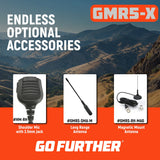 Radio Portátil GMRS GMR5-X 5W Impermeable IP67 con Batería XL