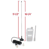Magnetic Mount Antenna for Rugged GMR2 PLUS, GMR5, GMR5-X, Handheld Radios