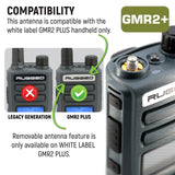 Magnetic Mount Antenna for Rugged GMR2 PLUS, GMR5, GMR5-X, Handheld Radios