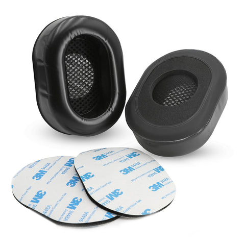 Gel Ear Cups with Velcro Mounting for Helmet Speakers and Ear Buds