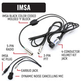 IMSA Driver Only Long Track Racing Communication Kit with RDH16 Radio