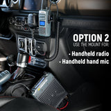 Jeep Hand Mic Mount for Handheld Radios