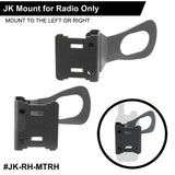 Handheld Radio Grab Bar Mount for Jeep Wrangler JK, JKU, JL and Gladiator JT
