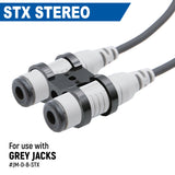 Dual Headset or Helmet Jack - Bar Mount