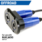 Dual Headset / Helmet Jack Flush Mount