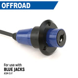 Single Headset / Helmet Jack Flush Mount