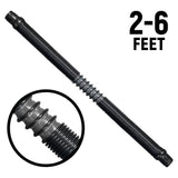 Ultra Flex Expandable Helmet Air Pumper Hose - 2 to 6 Feet