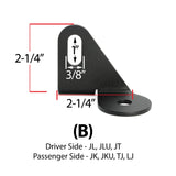Antenna Mount for Jeep Wrangler TJ, LJ, JK, JL and Gladiator JT - Sold Individually