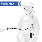 MOTO MAX Complete Motorcycle Communication Kit with Heavy-Duty OFFROAD Cables