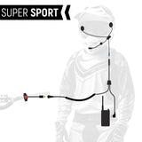 SUPER SPORT Complete Motorcycle Communication Kit with Lightweight SPORT Cables
