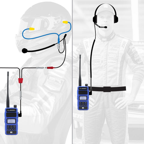 NASCAR Driver and Crew Chief Racing Kit with R1 Radios