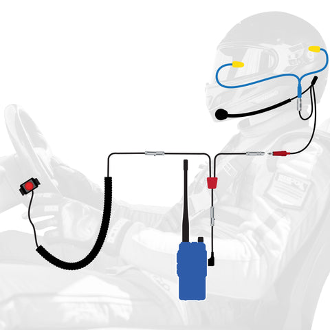 NASCAR Driver Only Racing Communication System with R1 Radio