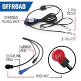 RUGGED Wired Driver Only Communication Kit with R1 Radio