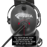 Rugged Air RA210-BT Bluetooth General Aviation Headset