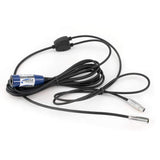 Universal RUGGED communication car harness with 8 foot helmet cable and 3 foot push to talk lead.