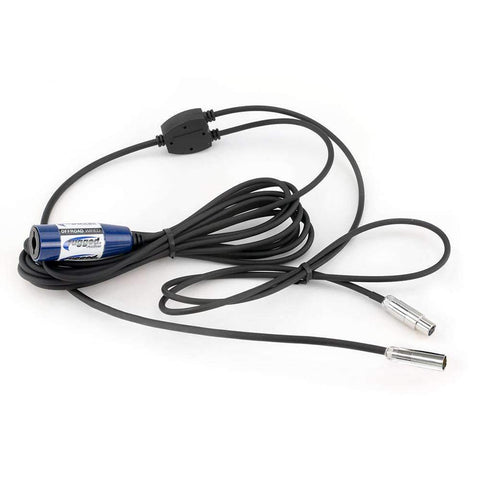 Universal RUGGED communication car harness with 8 foot helmet cable and 3 foot push to talk lead.