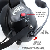 Bluetooth Headset for Cell Phones - 2-Way Radio Compatible (OTH and BTH)