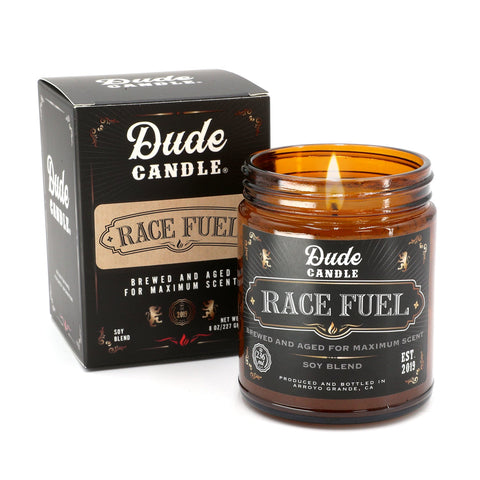 Dude Candle - Race Fuel Scented Candle