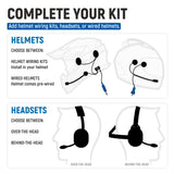 Polaris General Complete Communication Kit with Bluetooth Intercom and 2-Way Radio