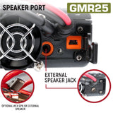 Adventure Radio Kit - GMR25 Waterproof GMRS Mobile Radio Kit and External Speaker