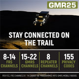 Adventure Radio Kit - GMR25 Waterproof GMRS Mobile Radio Kit and External Speaker