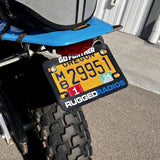 Go Further Rugged Radios License Plate Frames for Cars, Trucks, and Motorcycles