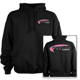 Rugged Radios 'Pink' Men's Pullover Hoodie - Black