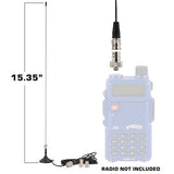 Magnetic Mount Dual Band Antenna for Rugged Handheld Radios R1, RDH-X, V3, RDH-16, RH-5R