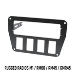 Multi Mount Insert or Standalone Mount for Rugged Radios M1 - GMR45 - RM60 - RM45 with Rocker Switches