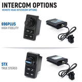 Can-Am Maverick R Complete Communication Kit with Rocker Switch Bluetooth Intercom and 2-Way Radio