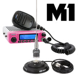 Radio Kit • Pink Rugged M1 RACE SERIES Waterproof Mobile Radio with Antenna • Digital and Analog