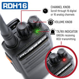 Rugged RDH16 VHF Digital and Analog Handheld Radio - Demo - Clearance
