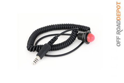 RUR PTT-HM2 - CABLE ESPIRAL 2 1/2'-7 FT  BASE PARA PTT,  RADIOS RRP (SOLO VEHICULOS)