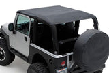 EXTENDED TOP JEEP WRANGLER 97-06 BLK DENIM